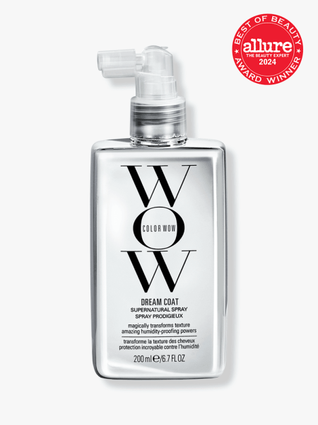 Color Wow Dream Coat Supernatural Spray on a grey background
