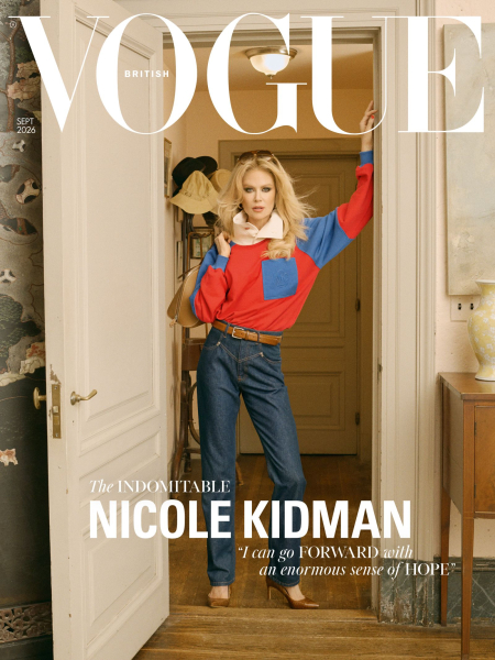 Nicole Kidman on the cover of British Vogue